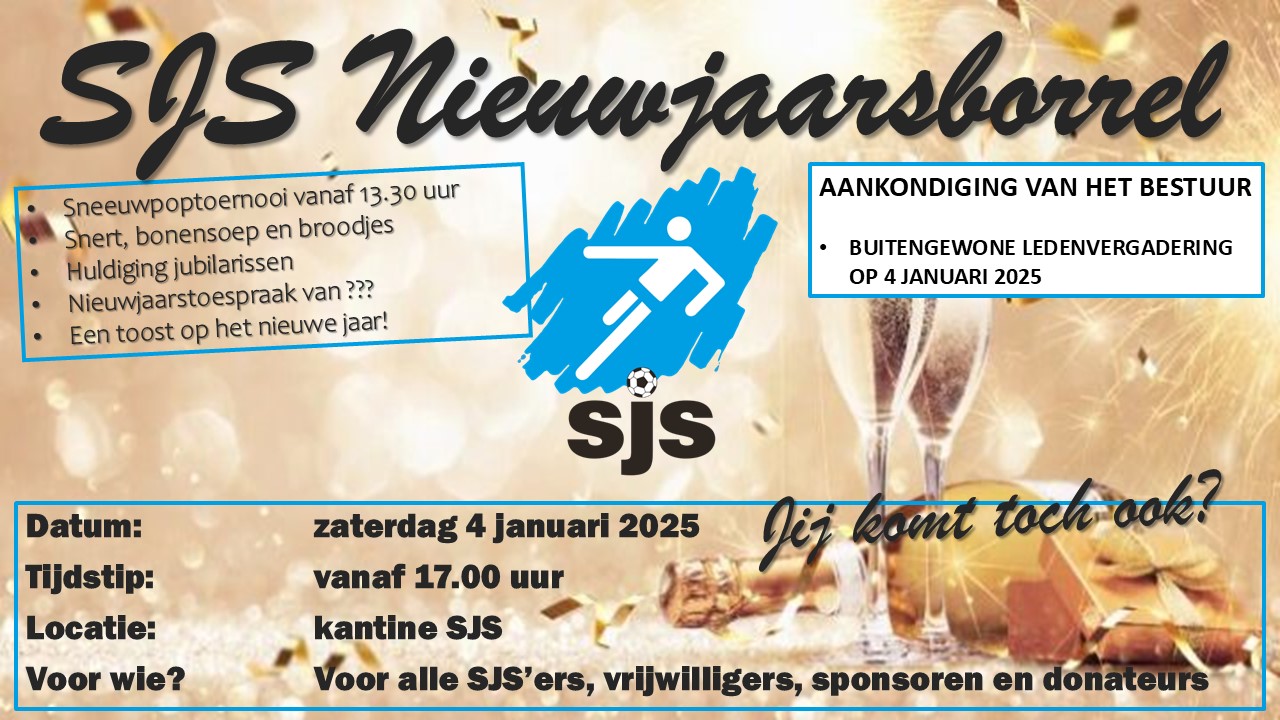 SJS Nieuwjaarsborrel